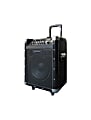 Technical Pro 8" Portable PA System With Wireless VHF Handheld Microphone, Black 1 thumbnail image