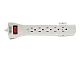 Tripp Lite Surge Protector Power Strip 120V 7 Outlet RJ11 12' Cord 1080 Joules - Surge protector - 15 A - AC 120 V - output connectors: 7 - attractive gray - for P/N: CLAMPUSBLK, CLAMPUSW