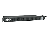 Tripp Lite Power Strip Rackmount Metal 120V 5-20R 12 Outlet 15' Cord 1URM - Power distribution strip (rack-mountable) - AC 120 V - input: NEMA 5-20 - output connectors: 12 (NEMA 5-20) - 1U - 19" - 15 ft cord