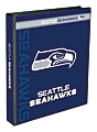 Markings by C.R. Gibson® Round-Ring Binder, 1" Rings, Seattle Seahawks