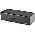 StarTech.com 4 Port Dual Monitor DVI KVM Switch with USB 3.0 Hub - TAA Compliant - TAA compliant 4 port DVI USB KVM switch - SV431DD2DU3A 1 thumbnail image