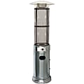 Hanover Patio Heater With Glass Flame Display, Stainless Steel
