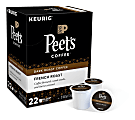 Peet's® Coffee & Tea Single-Serve Coffee K-Cup® Pods, French Roast, Carton Of 22 1 thumbnail image