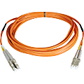 Tripp Lite 5M Duplex Multimode 50/125 Fiber Optic Patch Cable LC/LC 16' 16ft 5 Meter - LC Male - LC Male - 16.4ft