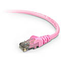 Belkin High Performance Cat. 6 UTP Network Patch Cable - RJ-45 Male - RJ-45 Male - 29.86ft - Pink 1 thumbnail image