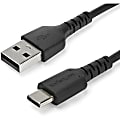 StarTech.com 2 m / 6.6ft USB 2.0 to USB C Cable - High Quality USB 2.0 Cable - USB Cable - Black - USB Data Transfer Cable (RUSB2AC2MB)