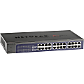 NETGEAR ProSafe Plus Switch 24-port Gigabit Ethernet JGS524E - 24 Ports - 10/100/1000Base-T - 2 Layer Supported - Rack-mountable - Lifetime Limited Warranty