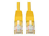 Eaton Tripp Lite Series Cat5e 350 MHz Molded (UTP) Ethernet Cable (RJ45 M/M), PoE - Yellow, 15 ft. (4.57 m) - Patch cable - RJ-45 (M) to RJ-45 (M) - 15 ft - UTP - CAT 5e - IEEE 802.3ba - molded, stranded - yellow