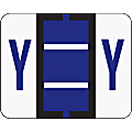 Smead® BCCR Bar-Style Permanent Alphabetical Labels, Y, Violet, Roll Of 500 1 thumbnail image