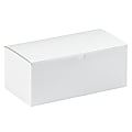 Office Depot® Brand Gift Boxes, 10"L x 5"W x 4"H, 100% Recycled, White, Case Of 100