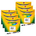 Crayola Bulk Crayons, Regular Size, Gray, 12 Per Pack, Set Of 6 Packs 1 thumbnail image