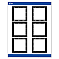Avery® Print-To-The-Edge Labels & Sure Feed®, S00-DKR-PRWMP10, 3" x 3", Matte White, Preprinted Black & White Polka Dots Design, Pack Of 60 1 thumbnail image