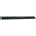 Tripp Lite PDU Basic 120V 20A 5-15/20R 14 Outlet L5-20P Vertical 0URM - 14 x NEMA 5-15/20R - 2.4kW - Horizontal Rackmount, Vertical Rackmount, Wall-mountable