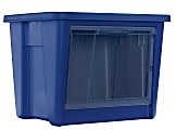 Rubbermaid® All Access Storage Organizer, Medium, 15" x 17 1/2" x 19 1/2", Indigo 1 thumbnail image