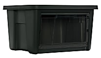 Rubbermaid® All Access Storage Organizer, Small, 11 5/8" x 17 1/2" x 19 1/2", Black 1 thumbnail image