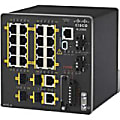 Cisco IE-2000-16TC-L Ethernet Switch - 20 Ports - Manageable - Fast Ethernet - 10/100Base-TX - 2 Layer Supported - IE200016TCL 1 thumbnail image