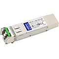 AddOn Cisco ONS-SC+-10G-61.4= Compatible TAA compliant 10GBase-DWDM 100GHz SFP+ Transceiver (SMF; 1561.42nm; 40km; LC; DOM) 1 thumbnail image