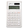 Compucessory 8-Digit Handheld Calculator, 8-Digit, Dual Pwr, 4" x 6-3/4" x 3/4", White 1 thumbnail image