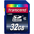 Transcend TS32GSDHC10 32 GB Class 10 SDHC - Class 10 - 1 Card 1 thumbnail image