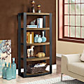 Whalen Santa Fe Audio Tower Shelving Unit, Espresso/Warm Ash 1 thumbnail image