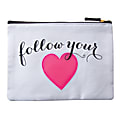 See Jane Work® Pencil Pouch, Fashion Heart/White 1 thumbnail image
