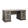 Sauder® Aspen Post 65"W Executive Computer Desk, Pebble Pine 1 thumbnail image