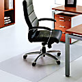 Floortex® Advantagemat® Vinyl Rectangular Chair Mat For Hard Floors, 48" x 79", Clear