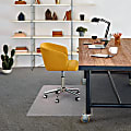 Floortex® Advantagemat® Vinyl Rectangular Chair Mat for Carpets up to 1/4", 48" x 60", Clear