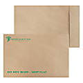 Zip Stick® Brown Kraft TerraBoard™ Open End Catalog Mailing Envelopes, 1-Color, Custom 10-1/2" x 16",  Box Of 500 1 thumbnail image