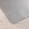 Floortex® Computex® Anti-Static Vinyl Lipped Chair Mat for Carpets up to 3/8", 36" x 48", Clear 1 thumbnail image