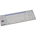 Tripp Lite Wireless Multimedia Flexible Keyboard Notebook / Laptop Computer Peripheral Devices - USB - White 1 thumbnail image