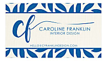 Custom 1-Color Raised Print Business Cards, 1-Side, 3-1/2" x 2", Off-White Linen, Pack Of 250 Cards 1 thumbnail image