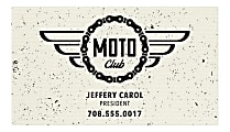 Custom 1-Color Raised Print Business Cards, 1-Side, 3-1/2" x 2", Ivory Laid, Pack Of 250 Cards 1 thumbnail image