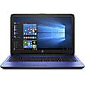 HP 15-ay100 15-ay104cy 15.6" Notebook - 1366 x 768 - Core i3 i3-7100U - 8 GB RAM - 1 TB HDD - Noble Blue - Refurbished - Windows 10 Home 64-bit - Intel HD Graphics 620 - BrightView - Bluetooth - 10 Hour Battery Run Time