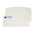 Gummed Seal, Stationery Envelopes, 4-1/8" x 9-1/2",  1-Color Raised Print, Custom #10, 24 lb. Gray Linen, Box Of 250 1 thumbnail image
