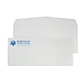 Gummed Seal, Stationery Envelopes, 4-1/8" x 9-1/2",  1-Color Raised Print, Custom #10, 24 lb. Gray Laid, Box Of 250 1 thumbnail image