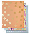 Divoga® 2-Pocket Paper Folders, Whimsical Wonder Collection, Letter Size, Assorted Colors, Pack Of 3