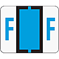 Smead® BCCR Bar-Style Permanent Alphabetical Labels, F, Blue, Roll Of 500 1 thumbnail image