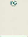 Custom 1-Color Raised Print Stationery Letterhead, 8-1/2" x 11", Off-White Linen, Box Of 250 1 thumbnail image