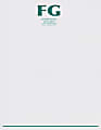 Custom 1-Color Raised Print Stationery Letterhead, 8-1/2" x 11", Gray Linen, Box Of 250 1 thumbnail image