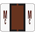 Smead® BCCR Bar-Style Permanent Alphabetical Labels, Mc, Brown, Roll Of 500 1 thumbnail image