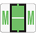 Smead® BCCR Bar-Style Permanent Alphabetical Labels, M, Light Green, Roll Of 500 1 thumbnail image