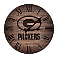 Imperial NFL Rustic Wall Clock, 16”, Green Bay Packers