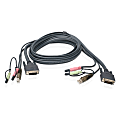 IOGEAR 6 ft (1.8m) Single Link DVI-I USB KVM Cable