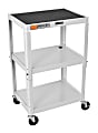 Luxor Adjustable Height Cart, Gray 1 thumbnail image