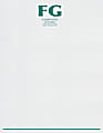 Custom 1-Color Raised Print Stationery Letterhead, 8 1/2" x 11", Gray Laid, Box Of 250 1 thumbnail image