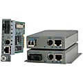 Omnitron Systems iConverter 8923N-1 Gigabit Intelligent Media Converter - 1 x SC Duplex Network, 1 x RJ-45 Network - 1000Base-X, 1000Base-TX - Internal