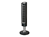 Lasko® 3-Speed Remote Control Wind Tower® Fan, 38"H x 12"W x 12"D, Black 1 thumbnail image