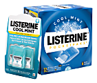 Listerine Cool Mint Pocketpacks Breath Strips, 24 Strips Per Pocketpack, Box Of 18 Pocketpacks