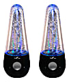 BeFree Sound LED Dancing Water Bluetooth® Multimedia Speakers, 3"H x 6"W x 8-1/2", Black, 995102278M 1 thumbnail image
